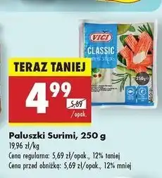 Biedronka Paluszki krabowe surimi Vici oferta