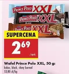 Biedronka Wafelek solony karmel Prince Polo Xxl oferta