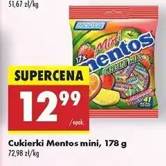 Biedronka Dropsy fruit mix Mentos Mini oferta