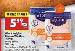Biedronka Filet parzony z indyka Kraina Wędlin oferta