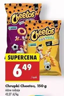 Biedronka Chrupki football serowe Cheetos oferta