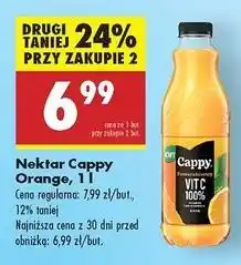 Biedronka Nektar pomarańczowy Cappy oferta