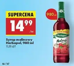 Biedronka Syrop malina Herbapol oferta