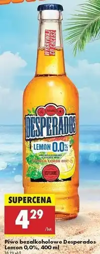 Biedronka Piwo Desperados Lemon 0.0% oferta