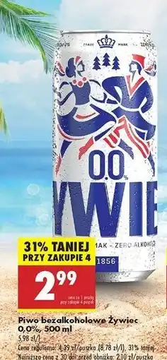 Biedronka Piwo Żywiec Bezalkoholowe oferta