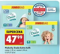 Biedronka Pieluchy 6 Dada Extra Soft oferta