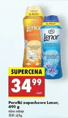 Biedronka Perełki gold orchid Lenor oferta