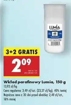 Biedronka Wkład parafinowy 48h 150 g Lumia oferta