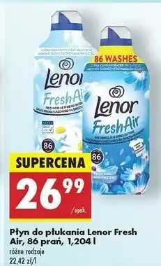 Biedronka Płyn do płukania sensitive Lenor Fresh Air Effect oferta