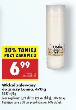 Biedronka Wkład zalewany 168h Lumia oferta