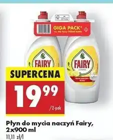 Biedronka Płyn do mycia naczyń lemon Fairy oferta