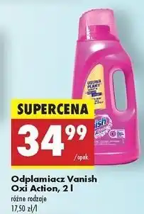 Biedronka Odplamiacz w płynie regular Vanish Oxi Action oferta