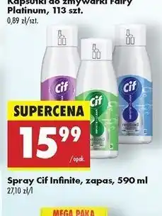 Biedronka Zapas do czyszczenia lawenda + eukaliptus Cif oferta