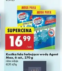 Biedronka Zawieszka do wc citrus mix Agent Max Active & Colour oferta