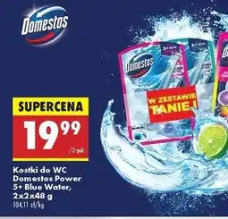 Biedronka Kostka do wc blue water ocean Domestos Power5+ oferta