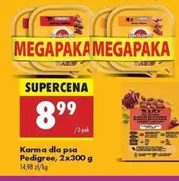Biedronka Karma dla psa z wołowiną i wątróbką Pedigree oferta