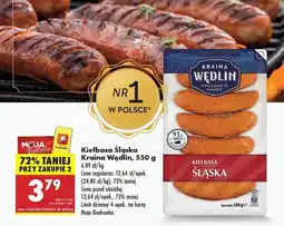 Biedronka Kiełbasa śląska Kraina Wędlin oferta