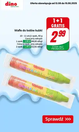 Dino Wafle do lodów kubki Gotszlik oferta