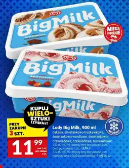 Twój Market Lody Big Milk oferta