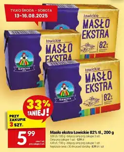 Twój Market Masło ekstra Łowickie 82% Łowicz oferta
