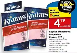Twój Market Szynka eksportowa wieprzowa Krakus oferta