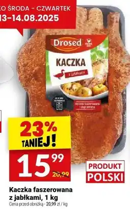 Twój Market Kaczka faszerowana z jabłkami, 1 kg Drosed oferta
