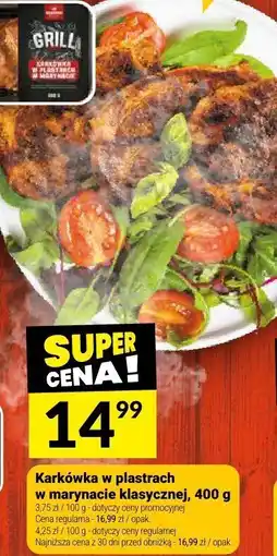 Twój Market Karkówka w plastrach w marynacie klasycznej, 400 g Twój Market oferta