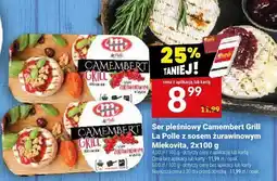 Twój Market Ser pleśniowy Camembert Grill La Polle z sosem żurawinowym Mlekovita, 2x100 g oferta