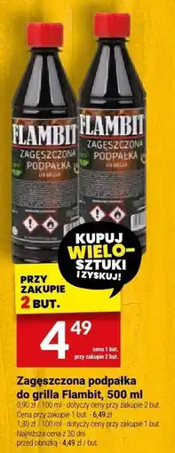 Twój Market Podpałka zagęszczona do grilla Flambit oferta