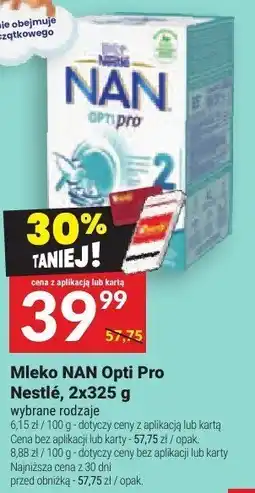 Twój Market Mleko NAN Opti Pro Nestle oferta