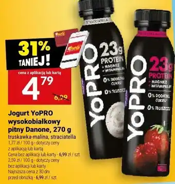 Twój Market Jogurt YoPRO wysokobiałkowy pitny Danone oferta