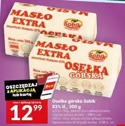 Twój Market Masło Osełka górska Sobik 83% tł oferta
