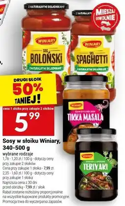 Twój Market Sosy w słoiku Winiary oferta