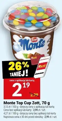 Twój Market Deser Monte Top Cup Zott oferta