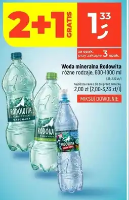Dealz Woda mineralna Rodowita oferta