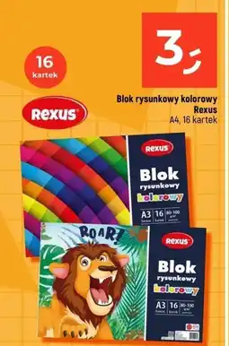 Dealz Blok rysunkowy Rexus oferta