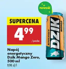 Biedronka Napój energetyczny Dzik oferta