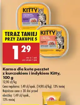 Biedronka Karma dla kota Kitty oferta
