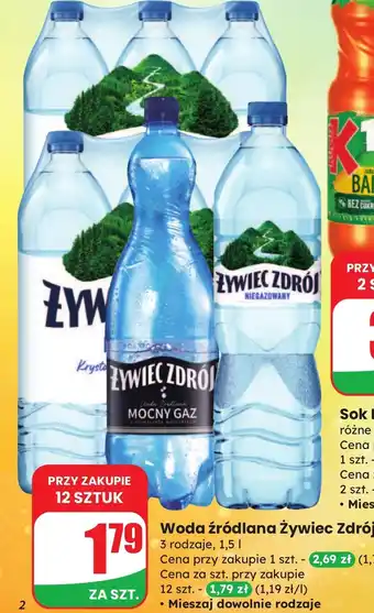 Dino Woda źródlana Żywiec oferta