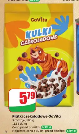 Dino Płatki czekoladowe GoVita oferta