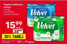 Delikatesy Centrum Papier toaletowy Velvet oferta