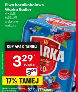 Delikatesy Centrum Piwo bezalkoholowe Warka oferta
