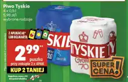 Delikatesy Centrum Piwo Tyskie oferta