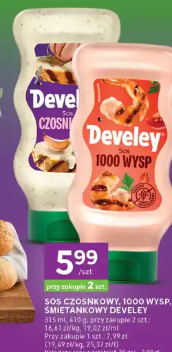 Stokrotka Express Sos czosnkowy Develey oferta
