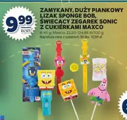Stokrotka Lizak piankowy Sponge Bob, Sonic z cukierkami Maxco oferta