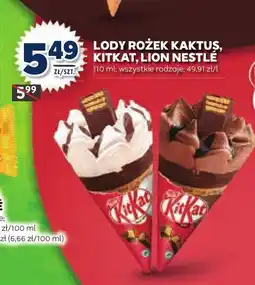 Stokrotka Lody rożek Kaktus, KitKat, Lion Nestlé oferta