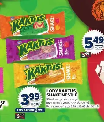 Stokrotka Lody Kaktus Shake Nestlé oferta