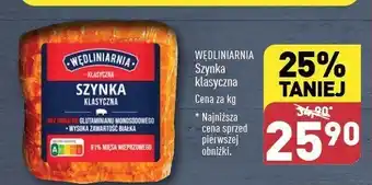 ALDI Szynka klasyczna 1 SZT 1 KG oferta