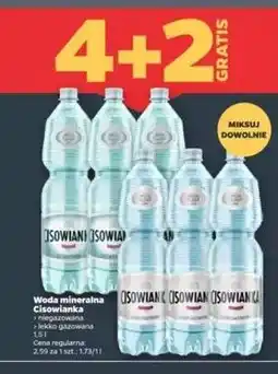 Netto Woda lekko gazowana Cisowianka oferta