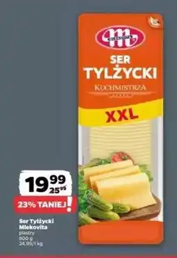 Netto Ser tylżycki kuchmistrza plastry Mlekovita oferta